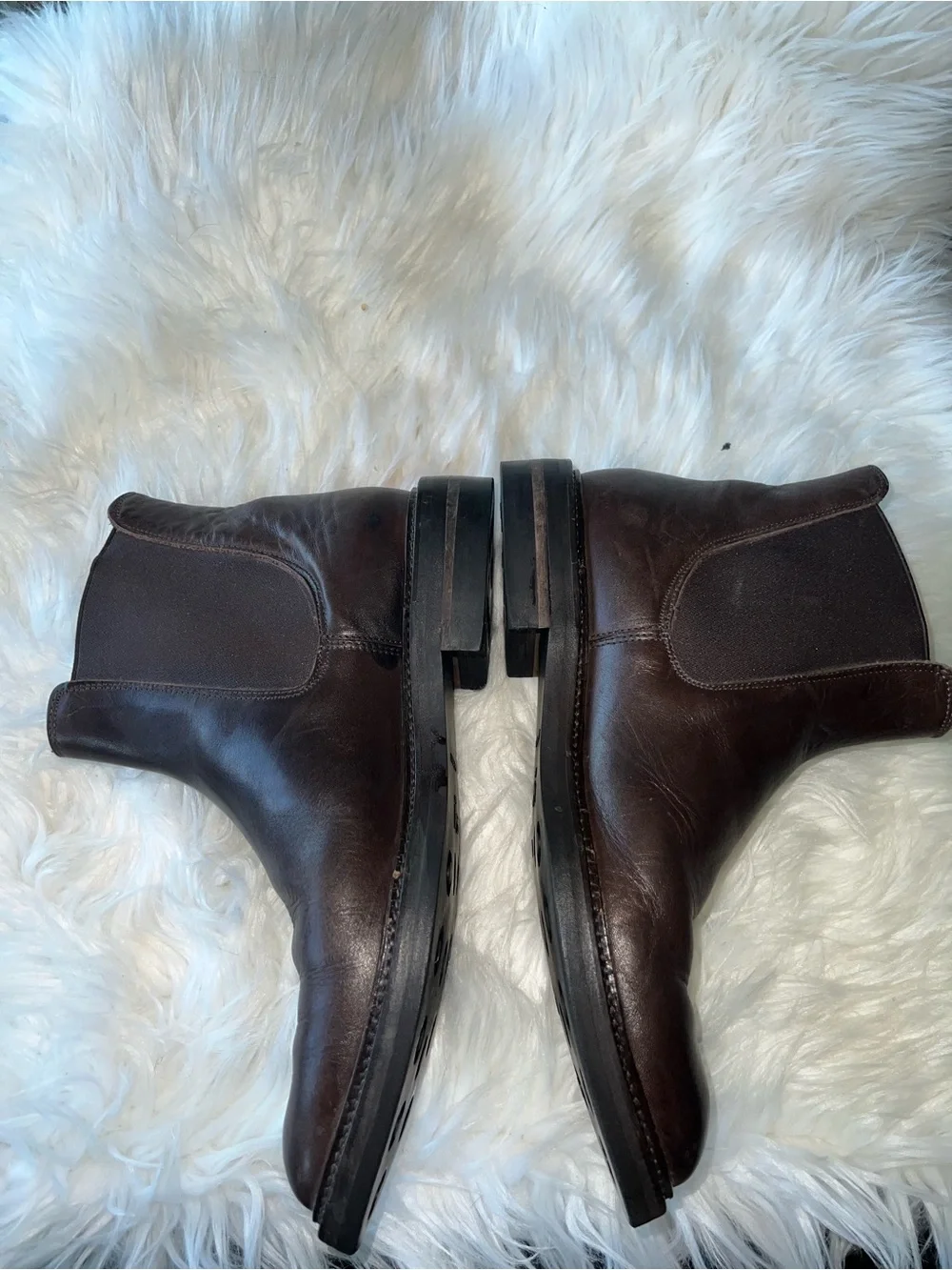 Tommy Hilfiger Men's Brown Leather Chukka Boots